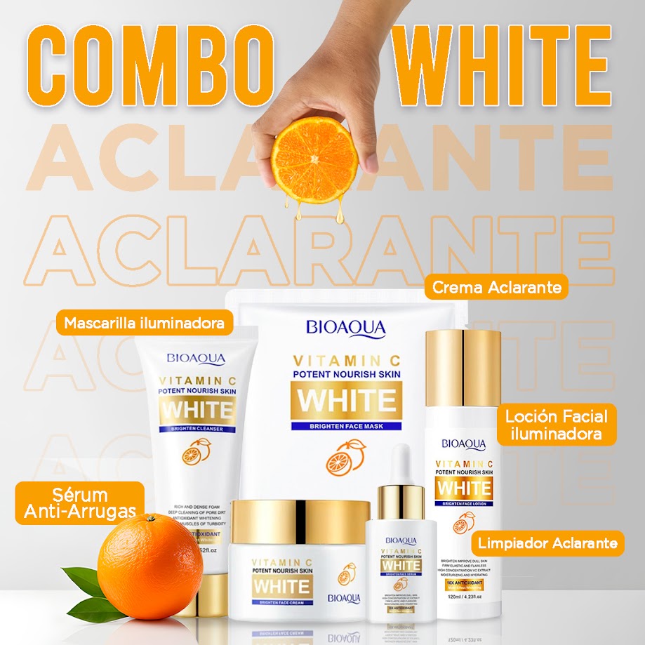 BIOQUA - Combo White 5x Anti-Manchas