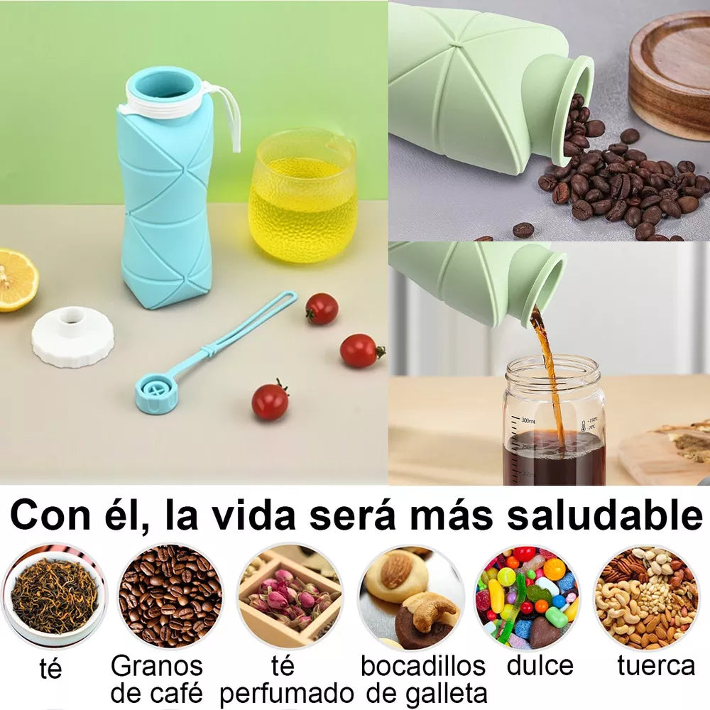 Botella de agua Plegable
