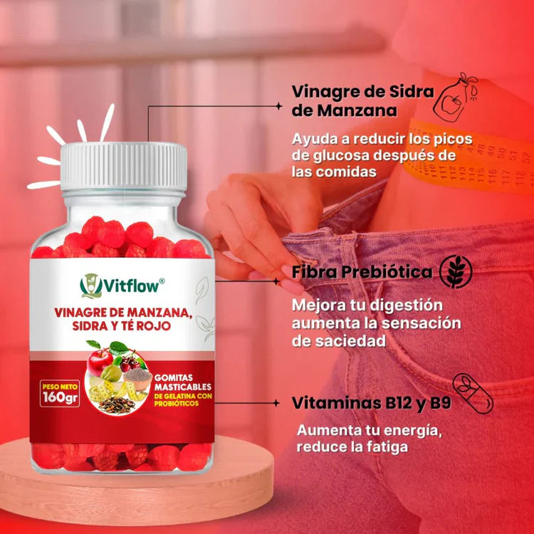 Gomitas Vinagre De Manzana (COMBO 1, 2, 3 O 5 Unidades)