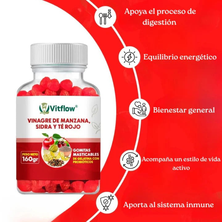 Gomitas Vinagre De Manzana (COMBO 1, 2, 3 O 5 Unidades)