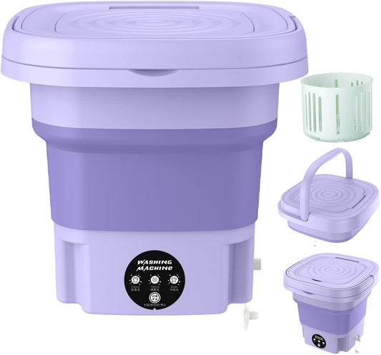 Mini Lavadora Portátil 3 en 1 con Secado Rápido