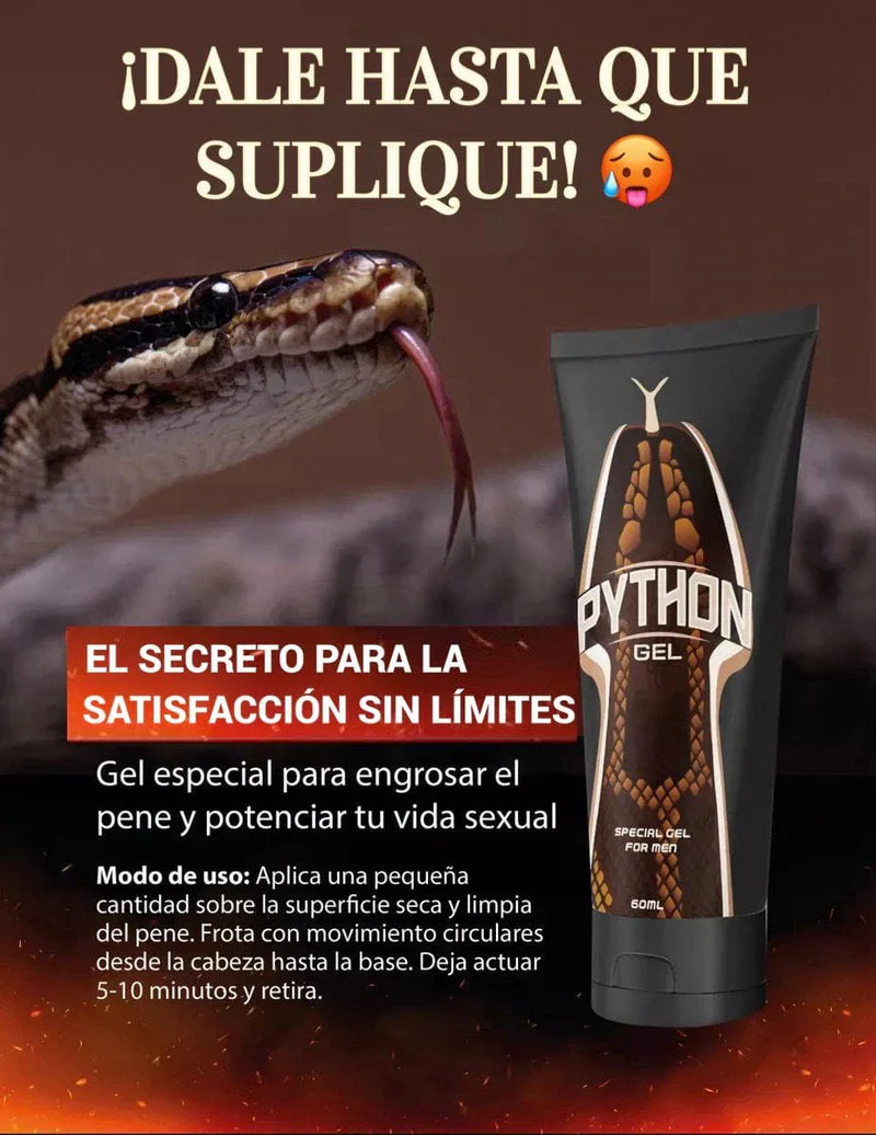 Python Gel – Potencia Masculina en su Máxima Expresión