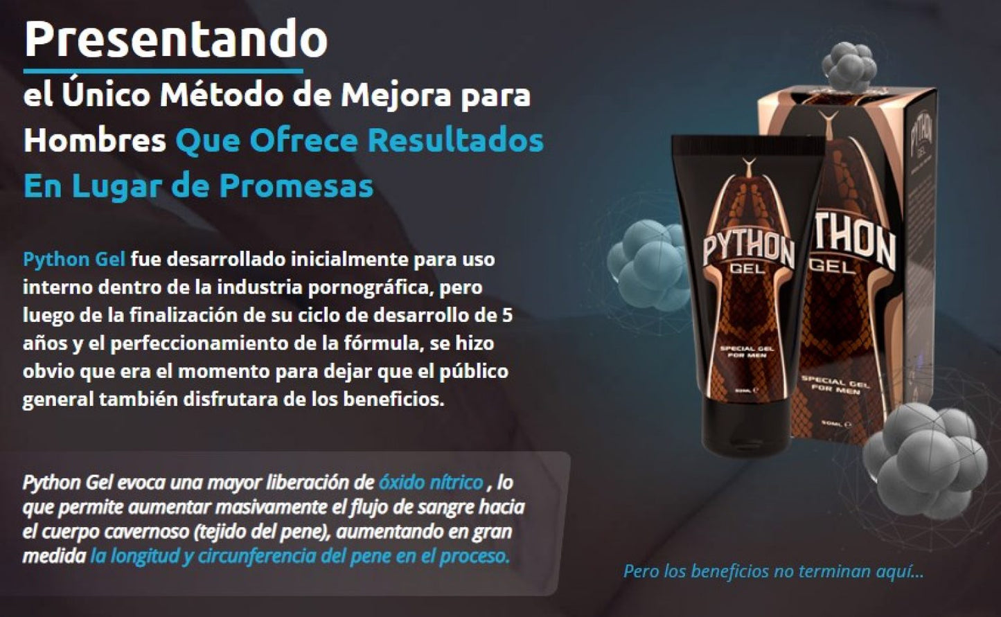 Python Gel – Potencia Masculina en su Máxima Expresión